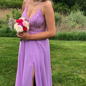 Clarisse Lilac Prom Dress
